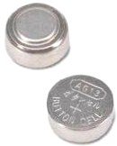 Lote de 2 pilas de botón AG13, 1,5 V