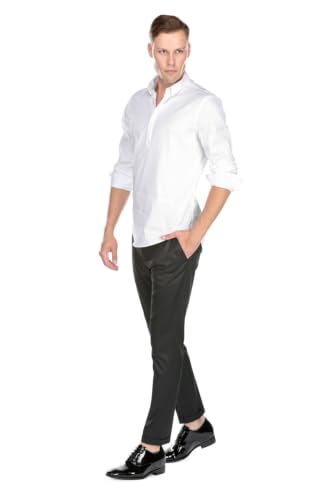 Image of TOTO Men's Invisible Height Increasing Elevator Shoes - Black Patent Leather Lace-up Formal Oxfords - 3 Inches Taller - H6532B - Size 9.5 D(M) US