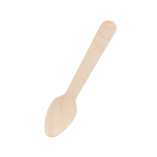 シモジマ ヘイコー 使い捨て 木製スプーン110mmバラ クラフト 木製 長さ:110mm 100本入 004514132
