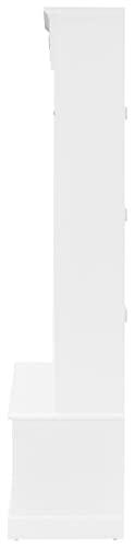 Crosley Furniture Bartlett Hall Tree, White #TOP3