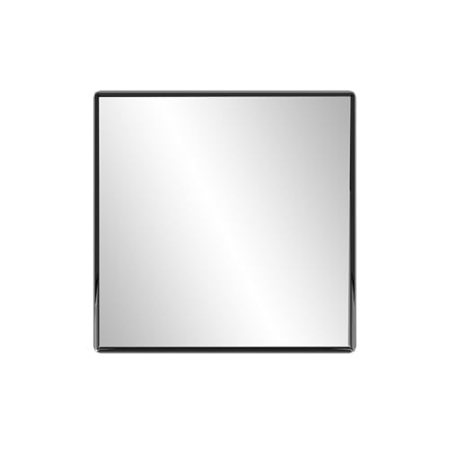 Image of Howard Elliott Collection Small Silver Mirrored Pedestal Accent Table for Home Decoration, Mirrored Finish Design End Table for Bedroom, Entryway or for Any Room, 12 x 12 x 28 Inches