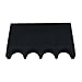 Zxpjkyu 4 Slot Pool Cue Holder for Table Cue Rest Compact Accessories Portable Pool Stick Holder Claw Rod Organizer for Club Bar, Black