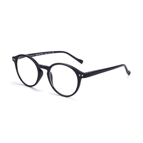 ZENOTTIC Round Blue Light Blocking Glasses, Reading Glasses for Men Women