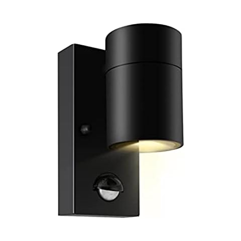 Kerry Outdoor Motion Sensor Wall Light with Adjustable Features Cover