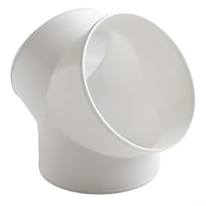 Todikaper PVC-Y-förmiger Abluft-Splitter 200 mm