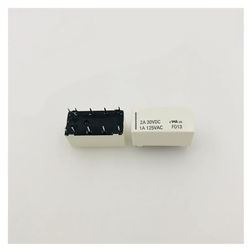 Relé 12V 012 024-S-L2 de doble bobina magnética y 10 pines