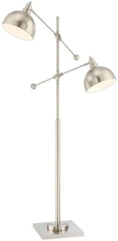 Lite Source Cupola Metal Floor Lamp Nickel