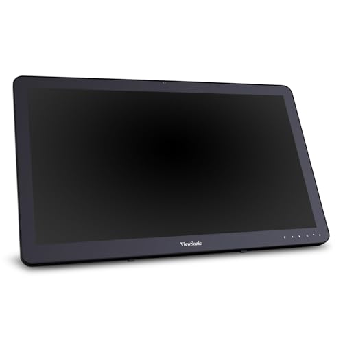 Image of ViewSonic TD2430 24 Inch 1080p Touch Screen Monitor, 10-Point Multi-Touch for Retail POS and Kiosks, Durable 7H Scratch-Resistant Glass, Advanced Ergonomics, HDMI, and DisplayPort Inputs
