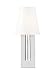 Feiss TV1001PN Transitional One Light Wall Sconce from Beckham Classic Collection in Polished Nickel Finish