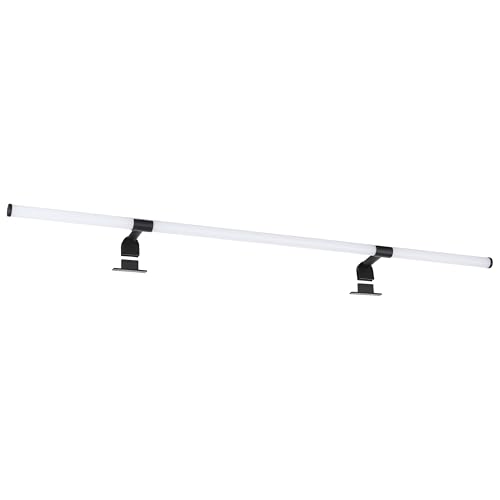 SEBSON LED Spiegelleuchte 120cm Bad IP44 - Schrankmontage, Spiegel Klemmleuchte - neutralweiß 4000K 12W 1550lm - Spiegel Licht 360°, 1200x117x50mm