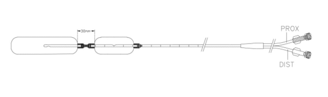 med italia service - rectoball-2 sonda rectal de presión anal para la reeducación pélvica mediante biorretroalimentación manométrica