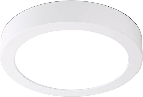 Plafonnier LED rond 12W blanc sans encastrement downlight en saillie aluminium 170mm