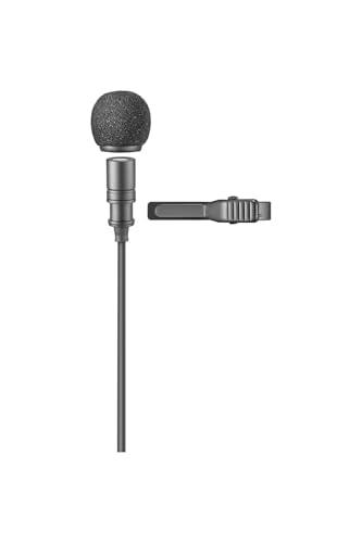Image of Godox LMS-60G Omnidirectional Auxiliary Lavalier Microphone with Adjustable Gain (Black)