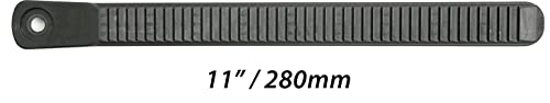 Image of m2 Stainless Steel Marine Ratcheting Buckle & 1 inchx11 inch m2 Ladder Strap (Set of Two)