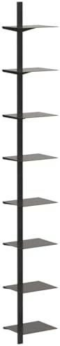 DuvinDD 8 Tier Invisible Floating Book Shelves for Wall, Hanging ...