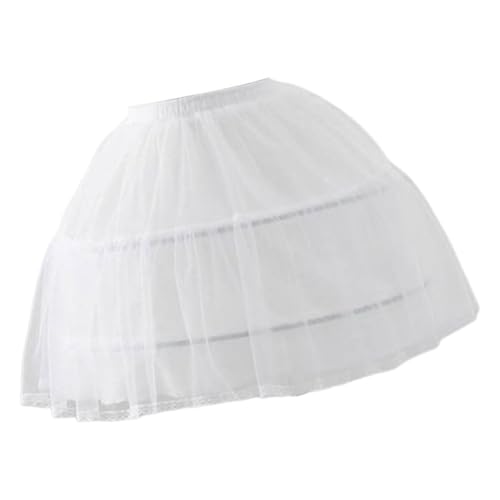 Colaxi Women's Petticoat Fashion Underskirt for Prom Party Lolita Cosplay Ballet Dance, White