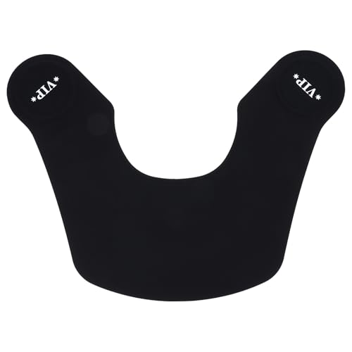 Capa para corte de cabello de silicona impermeable negra miniatura 1