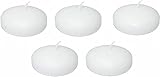 D'light Online Large White 3 Inch Floating Candles for Events, Centerpieces, Spa, Pool, Home Decor, Cylinder Vases and Holiday Decor - (White, Set of 108)
