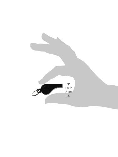 Macgregor Economy Plastic Whistle Pack, Black (One-Dozen) #TOP2