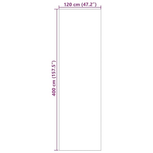 Paillasson antidérapant et durable rose et noir grand format 120 x 400 cm - 3