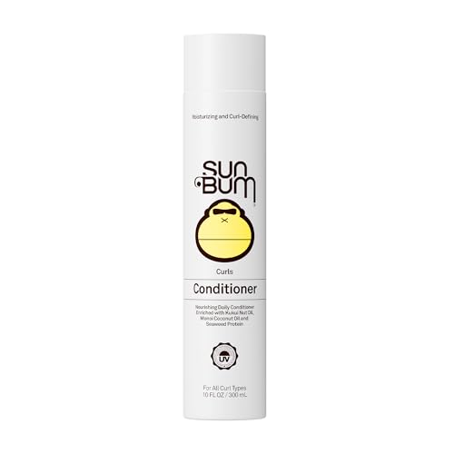 Sun Bum Curls Conditioner, Moisturizing for Wavy and Curly Hair - 10 oz - image 1