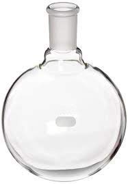 RAWAL'S Borosilicate Glass Round Bottom Boiling Flask With Inter Changeable Joint 1000 ML (Distillation Flask)