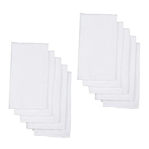 UPKOCH 10Pcs Reusable Cotton Diaper Inserts for Soft Absorbent Cloth Liners for Burp Cloths and Travel Breathable and Lightweight Design