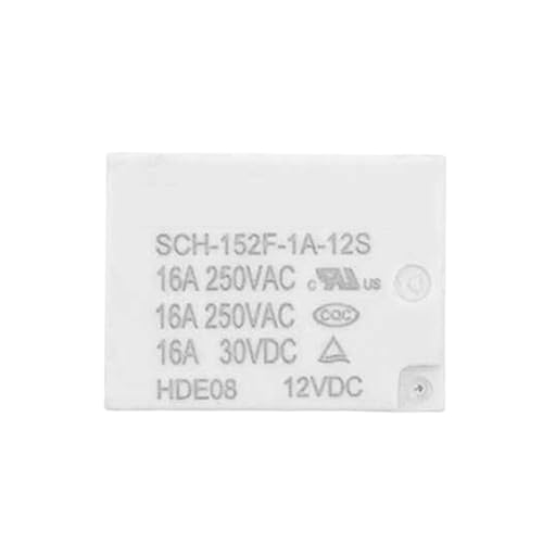 Relais SCH-152F-1A-12S 4 broches 16A normalement ouvert 12V pour circuits