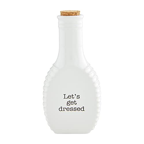 Salad Dressing Holder pot à vinaigrette blanche Mud Pie Circa