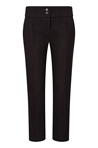 Womens Tweed Herringbone Trousers Brown 1920s Vintage Tailored Classic Smart