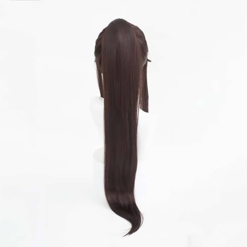 Perruque cosplay Jigokuraku marron anti-nœuds pour fêter Halloween