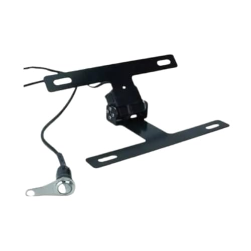 Support de plaque d'immatriculation pliable automatique à commande électrique fluide