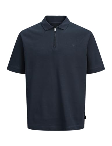 Polo homme anti plis Jprblawalker zip style impeccable sans repassage