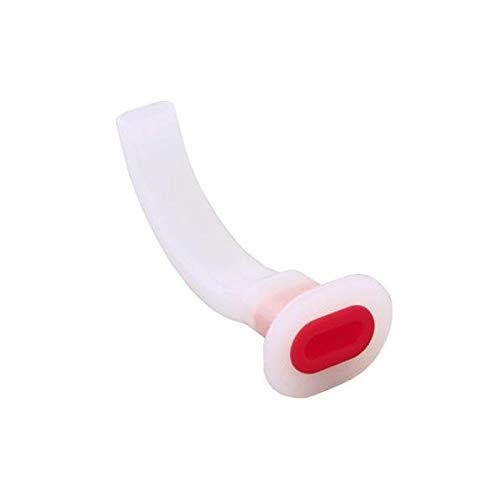 BOSCAROL - Boscarol - Cannula Di Guedel - Pvc - Atossico - Confezione Singola - Misura 4 - Colore Rosso - Dimensione 100 Mm
