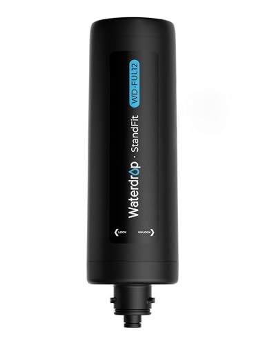 Waterdrop FUL12 Replacement Filter Cartridge for UL12A/UL12B Undersink Water Filter, Reduces PFAS, PFOA/PFOS, Lead, Chlorine, Bad Taste and Odor, 1-Year Lifespan option