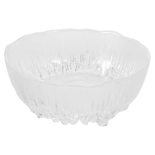 Bol à manucure transparent ergonomique à 3 pieds pour soin des ongles