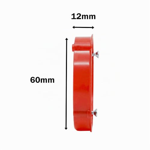 Miniatura 3 de O4l Anillo De Compensación De Enlucido 60 Mm De Diámetro, Para Interruptores Empotrados Enchufes, 12 Mm, 3 Unidades