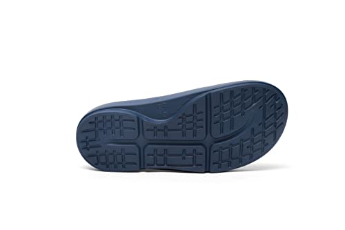 Huhv Clog Recovery Comfort Slip-On With Drop-Back Heel Navy Unisex Men's 6 / Women's 8 #TOP6