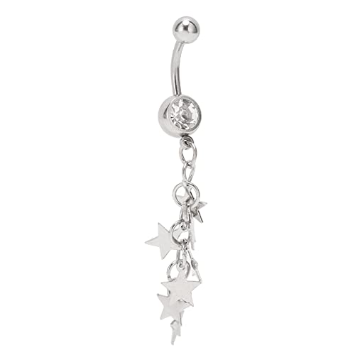 Barre de Piercing au Nombril, Bijoux de Corps Pendants Anneaux de Nombril personnalisés pour la décoration des Filles Cover