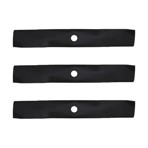 (3) M115495 48" Deck Mower Blades Fits John Deere 240 245 260 265 285 320