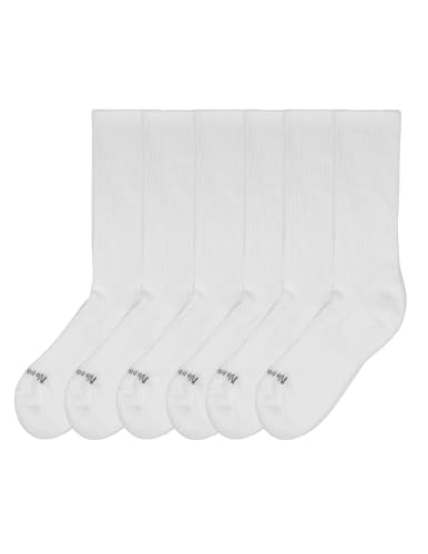No Nonsense Women's Soft & Breathable Cushioned Crew Sock 6 Pair Pack2