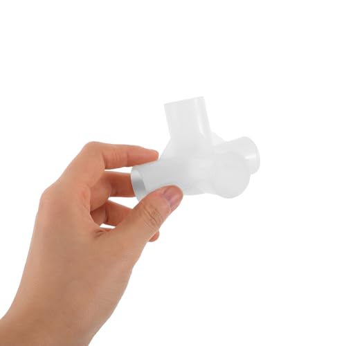 Conectores de plástico de 22mm SEWACC para varillas de armario DIY en pack de 20 piezas 5