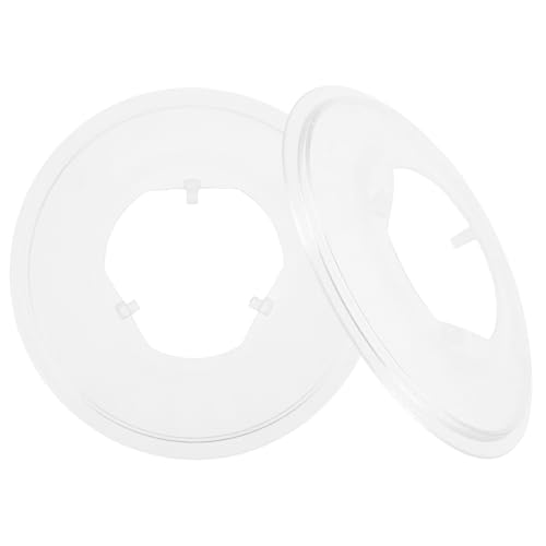 ANDRESLAD 2 piezas Protector de Platos para Bicicleta Cubierta Transparente Antidesgaste Resistente Agua para Ruedas de Montaña Fácil Instalación