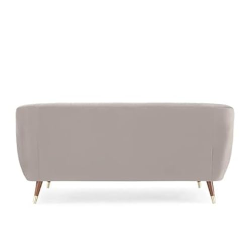 Image of 3 Seater Sofa Set with Two Cushions Perfect for Home Office Guests Living Room (Cream, 3 Seater)