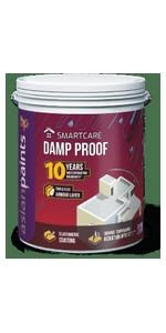 Image of Asian Paint SmartCare Damp Proof White Waterproofing - Waterproof Coating | Damp Protection, Crack Bridging | 10 Liter (White)