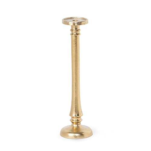 Park Hill Collection Southern Classic Classic Cast Aluminum Candle Stick, Large