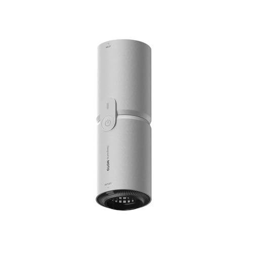 Image of HOTO 4-Way Small Air Cleaner, SE, Handy Vacuum Cleaner, Cordless for Cars, [Blowing, Suction, Air Pump, Air Release] Vacuum Blow, 12,000 Pa, Strong Suction, Handy Cleaner, Inflator, Compact, Type-C