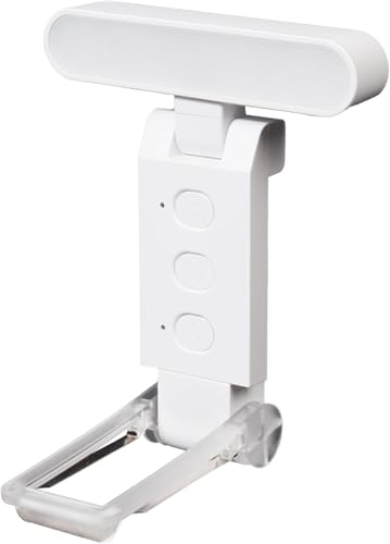 TechRise Book Light, 6ft Mini Rechargeable Book Lights Adapter for Reading at Night-5 Color Temperatures & 6 Level Dimming