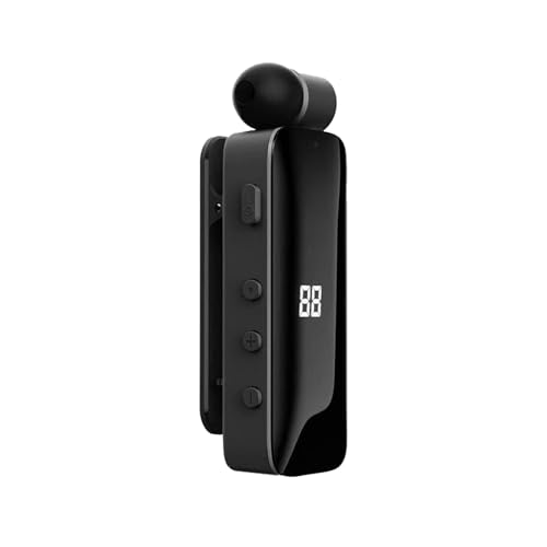 Auricular Bluetooth retractil de un solo oído con micrófono miniatura 1
