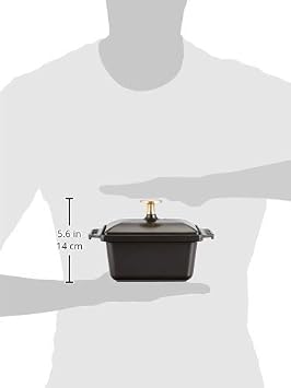 STAUB Terrine Small Rectangular 15cm x 11cm Black